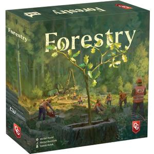 Capstone Games Forestry Board Game | 1-4 Players, 90 Min Playtime, 14+ Age | Strategy, Resource Management, Eco-Friendly Forest Management Board Game for Adults & Family