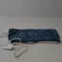 Comfytemp Weighted Heating Pad for Back & Cramps, Father's Day Gifts, Birthday Gifts for Mom Dad Women Men, 2.2lb Electric Neck Shoulder Heat Pad for Pain Relief, FSA HSA Eligible, 2H Auto-Off, 12x24 (Navy Blue)