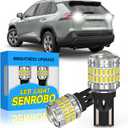 921 912 LED Reverse Light Bulb Fit for Toyota RAV4 2006-2025, Super Bright T15 LED Bulb with Lens, 6000K Cool White Backup Lights Replacement, Pack of 2
