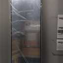 DUMOS 47"x14" Full Length Door Mirror, Full Body Mirror, Black