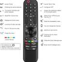 Magic Remote for LG-Smart-TV-Remote-Control-Replacement with Pointer and Voice Function,Compatible with LG 2019-2024 UHD OLED QNED NanoCell 4K 8K Smart TV
