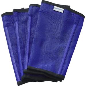 Fine Mesh Fly Boots Loose Fitting & Non-Slip Horse Fly Leggings No More Horsefly Nuisance Greatly Reduce Stomping Breathable with Natural Air Flow (Set of 4) (Medium, Deep Navy)