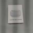 Electric Nail Clippers for Senior with Polishing and LED Light,Smart Toenail Clipper 2 Adjustable Speeds for Adults,Baby