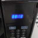 COMMERCIAL CHEF 1.4 Cubic Foot Microwave with 10 Power Levels, Small Microwave with Push Button, 1100 Watt Microwave with Digital Control Panels, Countertop Microwave with Timer, Black