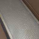 Metal Wall Mounted Rack with Glass Holder, 2 Tier Mini Floating Bar Shelves, Bottle Display Shelf for Home Bar Kitchen Dining Room (Gold)