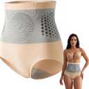 4-in-1 Micro-Particle Sculpting Shorts, Shapewear Tummy Control Underwear, High Waist Panties for Women (XL)