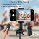 Wireless Camera Remote Control with Zoom for iPhone & Android, Bluetooth Camera Remote Shutter with Front/Rear Camera Switch for Photo & Video, Smartphone Bluetooth Clicker for TikTok.