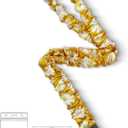 Lanyardio Stretchy Scrunchie Lanyard for ID Badges Keys, Cute Teacher Lanyard for Women with 2 Card Holders 19.6 Inch (Yellow Flower)