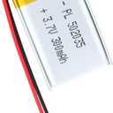 Rechargeable Lithium-ion Replacement Batteries with PH 1.25 JST Connector, PH2.0/2.54 JST Connector for Replacement +300 mAh