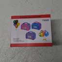 Balloon Pump Electric,110V 600W Balloon Blower Inflator Dual Nozzle Air Pump Balloons Inflator for Decoration, Party, Sport,Gifts:2 Balloon Tying Tools (Rose Red)