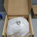 Dutch Oven Bread Baking - 5QT Enamel Bread-Dome - incl Sourdough Bread-Baking Suppliers like Dough Whisk Scoring Lame etc Bread-Oven Cast Iron for Sour dough Bread-Pan with Lid, Bread-making (White)