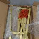 Large Easels for Display, Gold Decorative Metal Poster Easel Stand for Sign Wedding Welcome Sign Floor Stand with Adjustable Chain Support for Art, Picture Frame, Mirror (50" H)