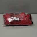 DENTRUN Reversible Dog Coat - Windproof Polar Fleece Vest with Reflective Neck Strips, Hook & Loop Closures, Easy-On Cold Weather Jacket for Dogs, XXL (Burgundy)