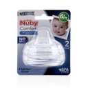 4 x Nuby 2 Piece Comfort Replacement Spout