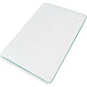 Tempered Glass Cutting Board, 12x16" Glass Cutting Board for Kitchen Counter,Large Size Frosted Glass,with Non-Slip Feet, Scratch Resistant,Heat Resistant