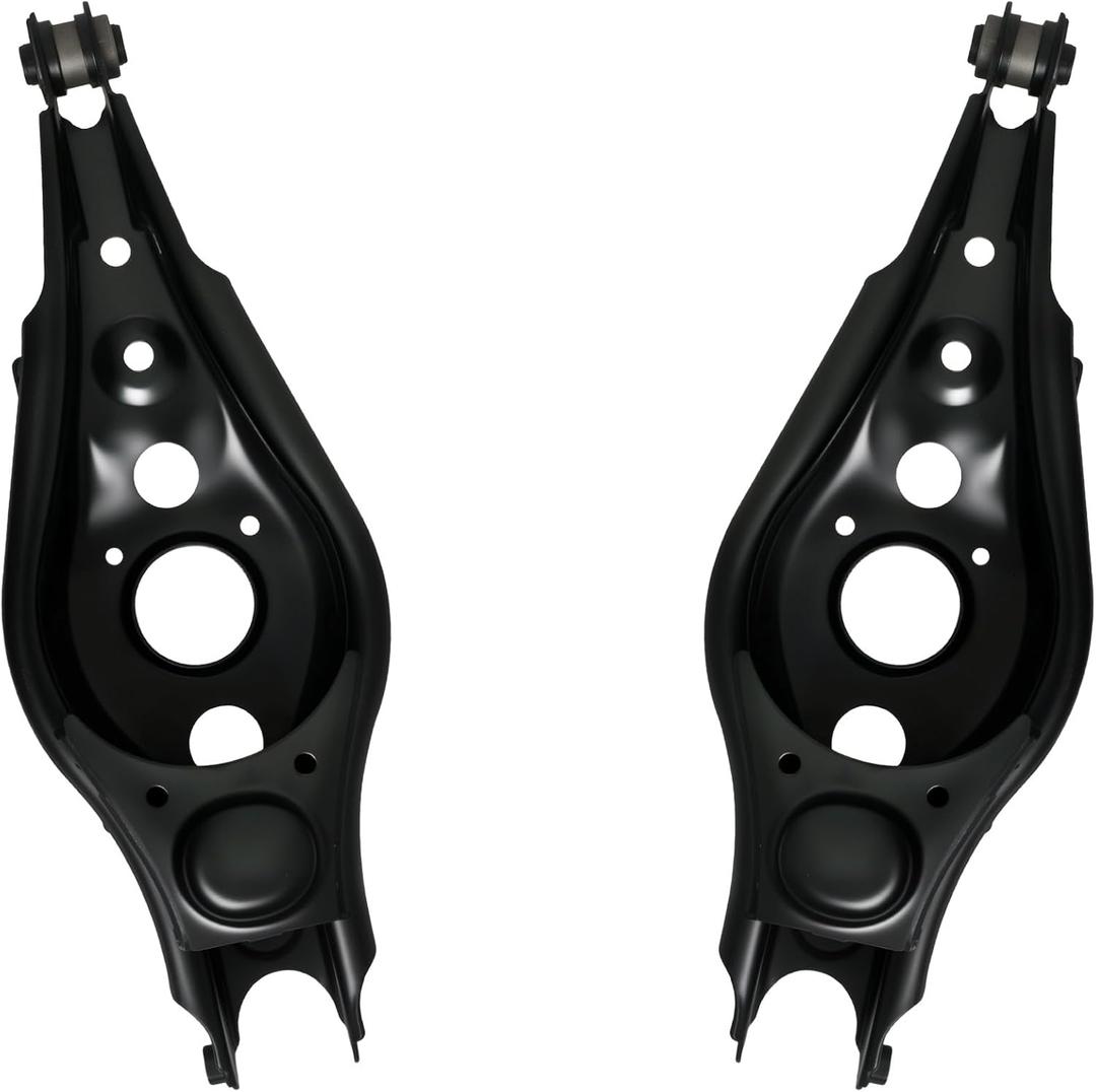 AUQDD 2Pc Suspension Rear Lower Rearward Control Arm Compatible With 2015-2017 Le-xus NX200t,18-21 NX300,15-21 NX300h /2006-2018 Toy-ota RAV4 (Replace # K641938 K641939 487400R020 487300R030)