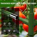Uyittour 3 Pack Square Tomato Cages for Garden, 45" Heavy Duty Tomato Trellis Plant Support Cages for Raised Garden Bed Climbing Vegetables, Set with Garden Gloves, 20 Clips & 65FT Tie Wire