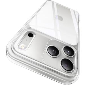 CASEKOO for iPhone 17 Pro Max Case Smooth Crystal Clear, Patented Anti-Yellow & Virgin TPU, 15FT Military-Grade Protection, Slim Transparent Women Men Funda para for iPhone 17 Pro Max Case 6.9", Clear