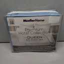 Mueller UltraTemp 6 PC Queen Sheet Set - Ultra-Soft Luxury Series, Cooling & Breathable Hotel Luxury Bed Sheets, Deep Pocket Wrinkle-Free Oeko-TEX, Denim