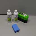 Automotive Oil Film Cleaning Brush for Car Windows, Glass Cleaning Board, Car Windshield Cleaner, Suitable for Windshield Glass Oil Film Remover (greener-L)