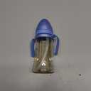 GROSMIMI Spill Proof no Spill Magic Sippy Cup with Straw with Handle for Baby and Toddlers, Customizable, PPSU, BPA Free 10 Oz (Sky Blue)