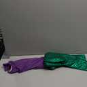 Funna Mermaid Costume for Girls Mommy and Me Princess Dress with Ears Headband (Adult X-Large, Purple)