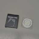 Transparent Magnetic Phone Grip Holder, Compatible for Magsafe Phone Grip, Collapsible Expandible Mobile Phone Grips Stand for iPhone 17-12 Series - Clear Crystal Blue Fragment Glitter