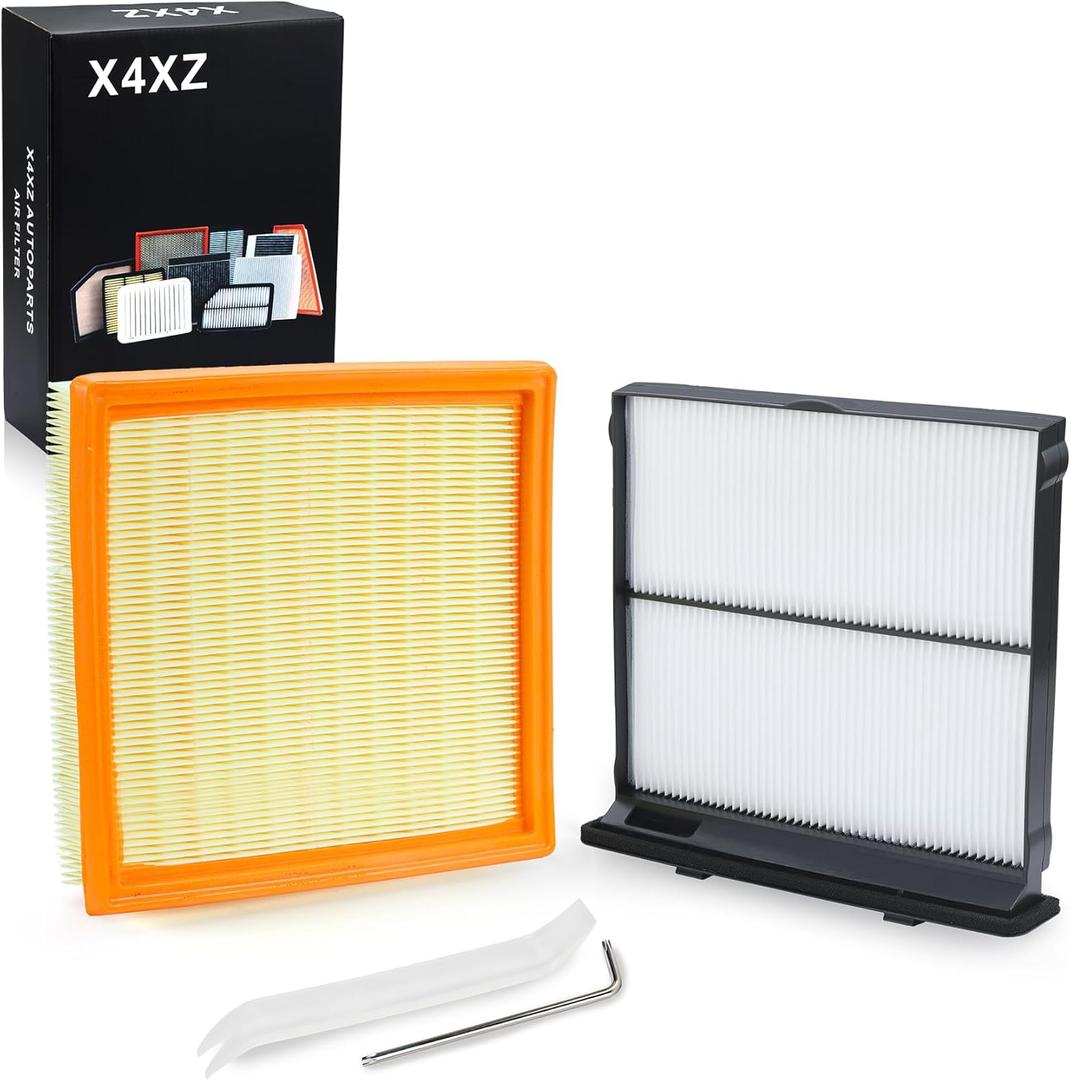 CA12295 72880-FL000 Engine & Cabin Air Filter Set Compatible with 2019-2025 Subaru Forester 2.5L Gas, 2022-2025 Subaru WRX 2.4L Gas 6546AA16A WA10713 16546AA150 WCAF10039 CFC99497 CAF15040P