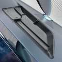 TACOBRO Interior Dashboard Storage Compatible with Volkswagen Taos 2022 2023 2024 Accessories, Taos Dash Mounted Organizer Tissue Holder Tray Box ABS Black
