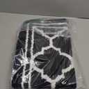 Buganda Indoor Door Mat, Dirt-Resistant and Absorbent Doormat, Anti-Slip, Low Profile Floor Mats for Inside Entryway, Front, and Back Door Entrance (32x20 Inches, Black)