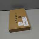 VEBOON Men's Polo Shirts Long and Short Sleeve Cotton Blend Heather Moisture Wicking Casual Collared Shirts (Black, L)