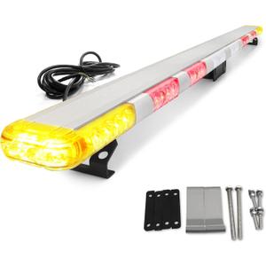 Agrieyes 2 in 1 Tow Truck Light Bar with Warning Lights, 45 Inch Trailer Light with Reverse Alarm, Tail, Turn Signal, Brake Light for Wrecker, Trucks, Vehicles, Snow Plow, Construction