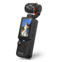 Vlogging Camera with 180° Rotating Lens, Pocket Body Camera with Audio & Video Recording,7-Hour Battery, Handheld POV Cameras with 32GB Card, Easy One-Button Recording for Travel,Daily Life