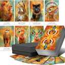 Animal Spirit Oracle Cards, 68 Mystical Animal Totems Oracle Card Deck with Meanings on Them for Beginners Spiritual Guidance
