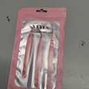 VEYES INC Lash Tweezers for Eyelash Extensions,High Precision Tweezers Kit Contains Isolation,Curved and Volume Lash Tweezers (3pcs) Pink