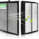 Engine & Cabin Air Filter for 2014-2018 Mazda 3 (2.0L)/ 2014-2018 Mazda 3 (2.5L)/2014-2021 Mazda 6 (2.5L) Air filter for Car Replacement CF11811 CA11259 Automotive Accessories-2 Pack