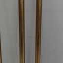2-Pack Curtain Rod for Windows 28-48",Adjustable Window Curtain Rods with Premium Aluminum End Cap Finials and Full Surround Brackets,7/8"(0.073Feet) Diameter,Warm Gold Drapery Rods for Curtains