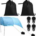 2 x Bylion 2 Pack Beach Shade Accessories Beach Canopy Wind Assist