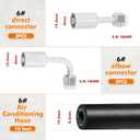 26PCS 9.5ft Air Conditioning Hose and Fitting Kit Includes 9.5ft #6#8#10 AC Hoses and #6#8#10 AC Fittings and pipe cutter
