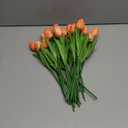 30pcs Real Touch Tulips PU Artificial Flowers, Fake Tulips Flowers for Arrangement Wedding Party Easter Spring Home Dining Room Office Decoration (Peach)