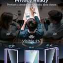 for Samsung Galaxy Z Fold 7 Case with Privacy Screen Protector, Purple