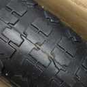 Taifa 1 PC 13 Inch Rubber Solid Flat Free Replacement Tires and Wheels 4.00-6 with 5/8'' Axle Bore Hole, Air Less Wheel for Wheelbarrow/Wagon/Hand Truck/Trolley/Garden Scooter etc.