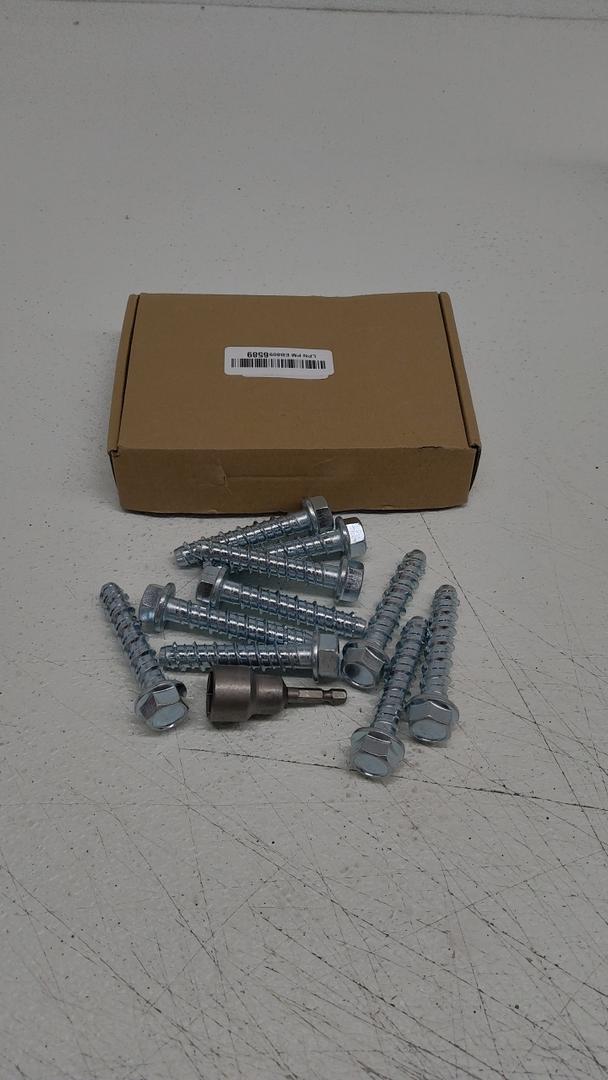 Zinc Plated Diameter Concrete Screw for Anchoring to Masonry, Concrete, Brick or Block