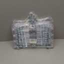 HOUSE DAY Clear Pants Hangers with Clips 25 Pack, Non-Slip Skirt Hangers for Women, Upgraded Heavy Duty Plastic Clip Hanger for Pants, Trousers, Jeans, 14" Short Hanger, 360-Rotating Swivel Hook