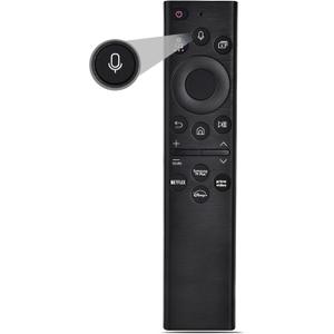Voice Remote for Samsung Smart TV,Replacement Control for Frame TV,for All 2019 to 2025 Samsung Crystal/UHD/QLED/NEO QLED/ 4K 8K Smart TVs,No Solarcell,BN59-01385A (Black)