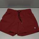 BRISIRA Mens Swim Trunks Swim Shorts for Men Quick Dry 5 inch Inseam Beach Shorts with Compression Liner Zipper Pocket , Size M, Brow