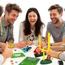 Island Genius Armchair Quarterback Football Game, Table Top Board Game, Strategic Card Game with Football Field, Goalpost & Tokens, Fun Football Card Game, Family Games, Adult & Kids (First Edition)