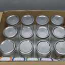 Encheng 32 oz Wide Mouth Mason Jars with Lids and Bands, 12 Pack Clear Glass Canning Jars for Fermenting, Preserving, Quart Size Large Mason Jars for Jam, Pickling, Meal Prep, DIY Crafts