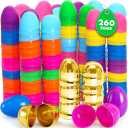Taboom Bulk Easter Plastic Eggs 260 Count