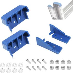 D1100 Series End Cap Kit for Wer-ner Ladder Extension Accessories, Model 25-3 Extension Ladders Parts Rubber End Caps Compatible with Wer-ner Ladder D1122-2, D1124-2, D1124-2AC94, D1128-2, D1132-2